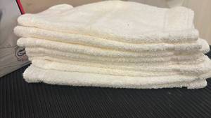 lot 1459 image: Ten White Wash Clothes and Tablift