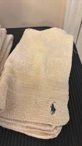 lot 1464 image: Ralph Lauren Monogrammed Towel Set