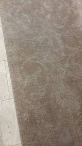 lot 1530 image: Runner Rug Taupe Floral Pattern 28x94