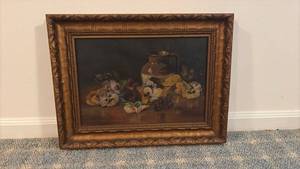 lot 2101 image: Framed Painting 13x16in