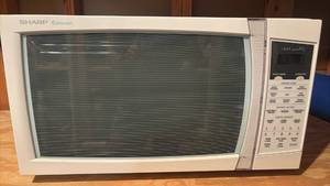 lot 2217 image: Sharp Carousel 1200 watt Microwave