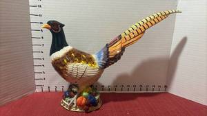 lot 2234 image: Decorative Pheasant with Fruit Base