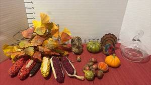 lot 2235 image: Faux Flowers, Fall Decor, and More