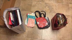 lot 2238 image: Gift Bags and Tissue Paper