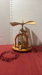 lot 2259 image: Vintage German Angel Themed Pyramid 14 in
