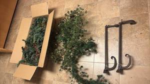 lot 2272 image: Garland and Metal Garland Hangers