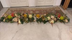 lot 2325 image: Faux Holiday Floral Arrangements