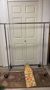 lot 2326 image: Clothing Rack and Iron Board
