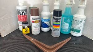 lot 3125 image: Maintenance Products Grout Sealer Paint Lubricant Cleaner Dressing