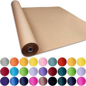 lot 10021 image: SMART&CASUAL Brown Kraft Paper Roll 36 x 210 70GSM Gift Wrapping
