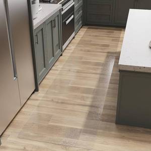 lot 10022 image: 2x3 Vinyl Runner Rug - Clear Waterproof, Non-Slip Floor Mat for Hallway