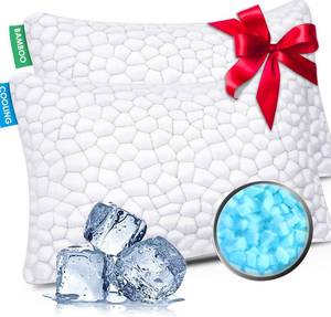lot 10026 image: SUPA MODERN Cooling Pillows, Queen Size 2-Pack, CertiPUR-US Memory Foam