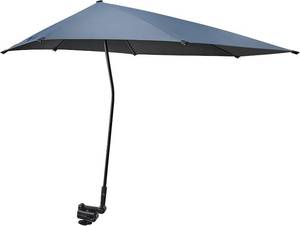 lot 10029 image: G4Free Beach Chair Umbrella with Universal Clamp UPF50, 46x44in Canopy