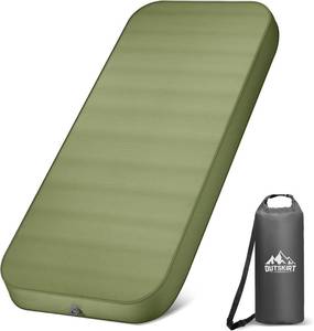 lot 10045 image: OUTSKIRT Camping Mattress - Self-Inflating Sleeping Pad, 4 Thick, 4-Season