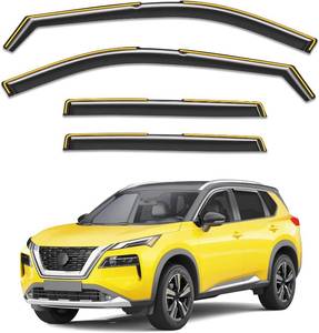 lot 10051 image: in-Channel Window Rain Guards for Nissan Rogue 2021-2026, 4 pcs