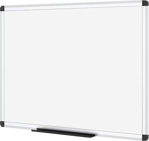 lot 10055 image: VIZ-PRO Magnetic Dry Erase Board, 24 X 18 Inches, Silver Aluminium Frame