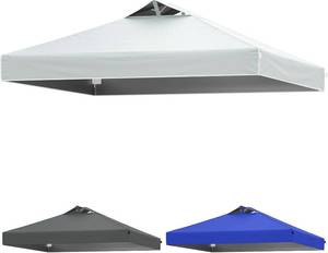 lot 10196 image: Raynesys 10x10 Canopy Replacement Top, Waterproof Fabric, UPF50 White