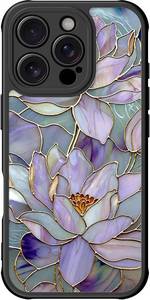 lot 10265 image: DEENAKIN iPhone 16 Pro Case - Cute Floral, Translucent Matte, MagSafe