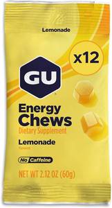 lot 10429 image: GU Energy Chews, Lemonade - 12 Bags (24 Servings Total)
