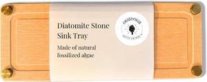 lot 10456 image: OKIEDOKIE ARTICHOKIE Stone Sink Caddy Diatomaceous Earth  Absorbing Tray