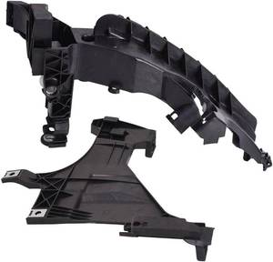 lot 9145 image: Front Left Headlight Mount Plate Bracket Set, 2PCS for Audi A4