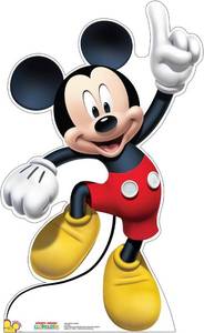 lot 9161 image: Mickey Dance Life Size Cardboard Cutout Standup - Mickey Clubhouse