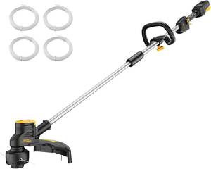 lot 9175 image: $110 HEINPRO Cordless Weed Wacker for DeWalt 20V MAX, 16 Trimmer