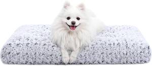 lot 9214 image: KSIIA Washable Dog Bed Crate Bed, Anti-Slip Mat 29x21 Gray