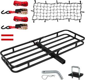 lot 9221 image: $93 53 x 19 x 5 in Hitch Carrier, 500 Lb, 2 in Receiver, Net