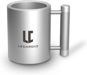 lot 9244 image: $100 LECARDIO Weighted Heavy Mug 22LB 13 oz Beer Cup  Gym Gift