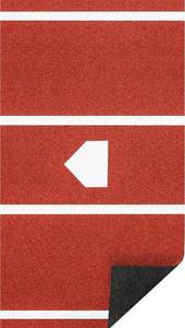 lot 9253 image: $140 Baseball Hitting Mat with Antislip Backing, 12x6 Batting Turf