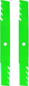 lot 9325 image: John Deere 42-Inch Deck Mower Blades 2-Pack Mulching OEM M170642