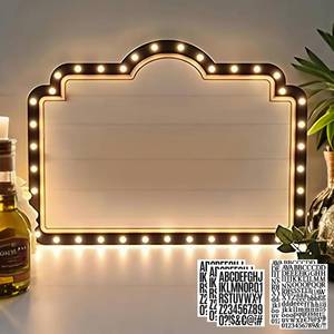 lot 9326 image: $86 20in Wedding Bottle Service Sign, LED Marquee for Reception