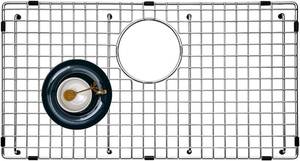 lot 9357 image: $66 Kitchen Sink Protector 30 x 17, Rear Drain S304 Grid