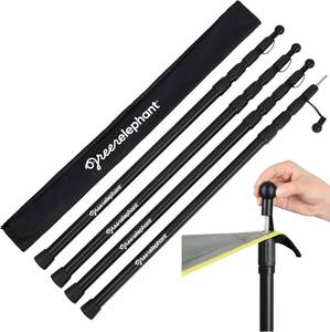 lot 9379 image: $90 Green Elephant Tarp Poles - Adjustable Aluminum Telescoping Poles