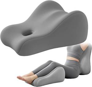 lot 9398 image: Natural Latex Wedge Pillow   Ergonomic Support Cushion, Grey