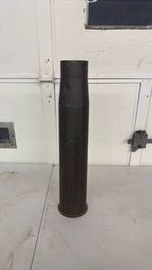 Large Artillery Shell Casing Approx 24in Tall Open Top with Primer Pocket