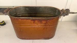 lot 75 image: Rochester Oval Copper Boiler with Handles