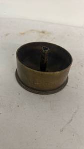 lot 85 image: Luxon 105 MM MK Brass Artillery Shell Base Cup LC00414