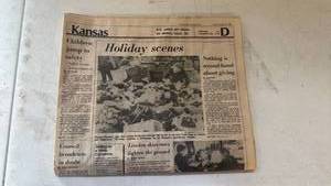 lot 101 image: Kansas City Star Newspaper Friday December 25 1987