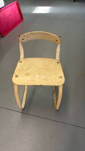 lot 103 image: Heath Bentwood metal frame chair