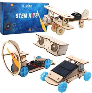 lot 245 image: STEM Kits for Kids Age 8-10-12-14, Science Projects for Kids Ages 8-12, Stem Building Toys for Boys Age 8 9 10 12 13 14, Solar Car & STEM Activities Engineering Kits, Gifts for Boys - Retail $13