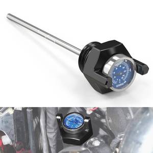 lot 291 image: NICECNC Black Oil Dipstick with Gauge Oil Level Indicator Compatible with Harley Road King FLHR 2017-2024, Electra Glide Standard FLHT 2017-2023, Replacement for 62700136, See Fitment - Retail $37