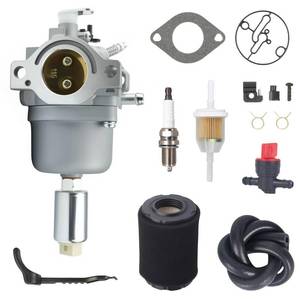 lot 297 image: T100 Carburetor Carb for Craftsman T110 Riding Mower 17.5HP 42 CMXGRAM1130036 Replacement Carb - with Air Filter Kit - Retail $27