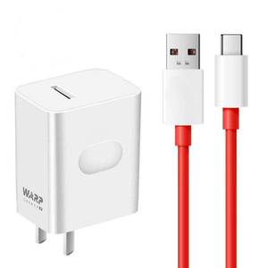 lot 385 image: Warp Charger,30W Quick Rapid Charge Power AC Wall Adapter with USB-C Fast Charging Data Cable 3.3FT 5V 6A Compatible with OnePlus Open11109NordAceRealme8Pro 7T 6 5T 5 3T 3 (White) - Retail $10