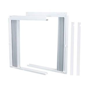 lot 416 image: LBG Products Window Air Conditioner Side Panel and Frame Set,AC Accordion Filler Kit,Fits Most 8000BTU Window Air Conditioners,AC Side Panels Frame Kit - Retail $36