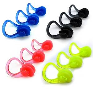 lot 427 image: Zooshine 12 PCS Waterproof Swimming Nose Clip Silica Gel Swim Nose Plug for Kids and Adults with Bright Color - Retail $7