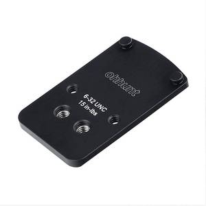 lot 487 image: ohhunt Adapter Plate Compatible with RMR Footprint Red Dots for Non-MOS - Retail $14