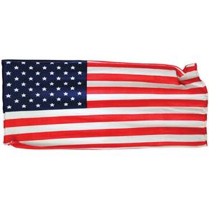 lot 494 image: USA Pride Double-Sided American Flag Soft Fleece Throw Blanket - 72 X 36 - Retail $18,328