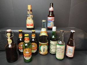 lot 214 image: Collectible Liquor and Beer Bottles